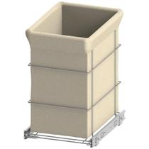 Tulha Corrediça Deslizante de Embutir com Saco de Tecido Bege Dimec 15kg Cesto Aramado Tulha Corrediça Deslizante de Embutir com Saco de Tecido Bege Dimec 15kg Cesto Aramado
