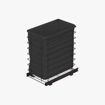 Tulha Deslizante Preta Cesto Aramado c/ Saco de Pano Preto 300mm Elevatta 3447 Tulha Deslizante Preta Cesto Aramado c/ Saco de Pano Preto 300mm Elevatta 3447