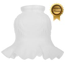 Tulipa Caracol Com Colar Fosca P/ Pendente Lustre Arandela