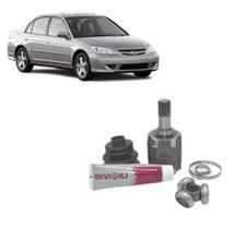 Tulipa com Trizeta Honda Civic Manual 1.7 16V 2001 A 2006