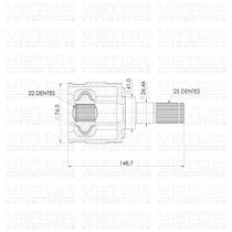 Tulipa Kia Cerato Soul 1.6 16v 2011 em diante Automático LD HB20 Manual LE 22x25 Tulipa Kia Cerato Soul 1.6 16v 2011 em diante Automático LD HB20 Manual LE 22x25
