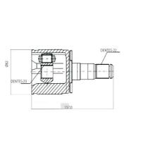 Tulipa Novo Prisma, Onix Prisma Sonic 1.4 a partir de 2012 Automático Lado Direito Tulipa Novo Prisma, Onix Prisma Sonic 1.4 a partir de 2012 Automático Lado Direito