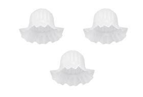 Tulipa Plástica Caracol para Lustre e Ventilador de Teto Universal - Kit com 3 Unidades Tulipa Plástica Caracol para Lustre e Ventilador de Teto Universal - Kit com 3 Unidades