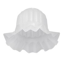 Tulipa Plástica Caracol para Lustre e Ventilador de Teto Universal
