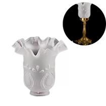 Tulipa Rei Fosca Peça de Reposição Luminária de Mesa Retro 5x15