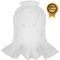 Tulipa Rei Gold Com Colar Fosca P/ Pendente Lustre Arandel