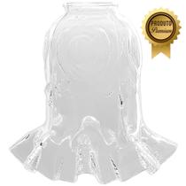 Tulipa Rei Gold Com Colar Transparente P/ Pendente Lustre