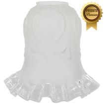 Tulipa Rei Gold Fosca Com Borda Transparente para Pendente Tulipa Rei Gold Fosca Com Borda Transparente para Pendente