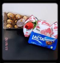 Túlipas com os chocolates