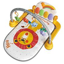 TUMAMA Baby Gym Activity Play Mat com sons, luzes e música, chute e jogue piano gym, desenvolvimento inicial iluminar Playmat brinquedo presente para recém-nascidos 0,3,6,9 meses (leão)