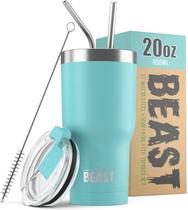 Tumbler Greens Steel Beast 600 ml de aço inoxidável isolado a vácuo