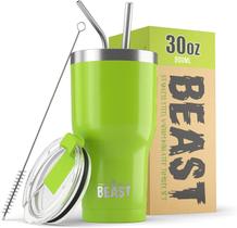 Tumbler Greens Steel Beast 900 ml de aço inoxidável isolado a vácuo