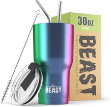 Tumbler Greens Steel Beast 900 ml de aço inoxidável isolado a vácuo