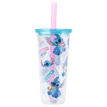 Tumbler Silver Buffalo Lilo and Stitch Pastel Snack Toss 700 ml