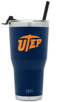 Tumbler Simple Modern UTEP Miners 900 ml de aço inoxidável