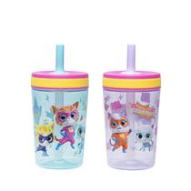 Tumbler Zak Designs Disney SuperKitties Kelso, pacote com 2 unidades Tumbler Zak Designs Disney SuperKitties Kelso, pacote com 2 unidades