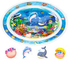 Tummy Time Mat Infinno Premium Baby Water Mat Blue Ocean
