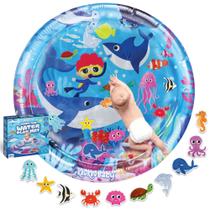 Tummy Time Mat KookooBaby para Bebês (a partir de 3 meses) - Azul