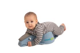 Tummy Time Toy Crawligator promove habilidades motoras azul Tummy Time Toy Crawligator promove habilidades motoras azul
