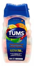 Tums Antacid Extra Strength 750 - 100 Pastilhas sabor Frutas