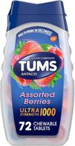 Tums Antacid Ultra Strength 1000 Frutas Sortidas - 72 unid Tums Antacid Ultra Strength 1000 Frutas Sortidas - 72 unid