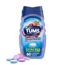 Tums Smoothies Extra Strength Pastilhas Mastigáveis p/ Azia