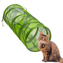 Tunel Brinquedo Interativo Gatos Fun Verde Chalesco