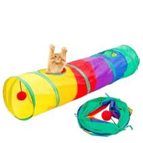 Túnel Colorido Brinquedo Para Gatos Pets Labirinto Favorito Gatinho Interativo Reduzir Estresse Estimula Instinto Relaxa Túnel Colorido Brinquedo Para Gatos Pets Labirinto Favorito Gatinho Interativo Reduzir Estresse Estimula Instinto Relaxa
