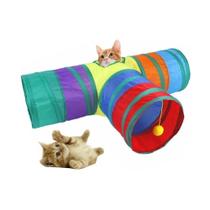 Túnel Colorido Para Gatos Em T Túnel Colorido Para Gatos Em T