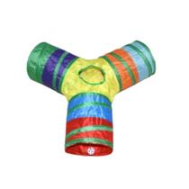 Túnel Colorido Para Gatos Em Y Túnel Colorido Para Gatos Em Y