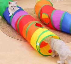 Túnel De Treinamento De Coelho Para Gatos De Estimação/Gatinhos/Multicolorido Brinquedo Para Gato e Cães Interativo