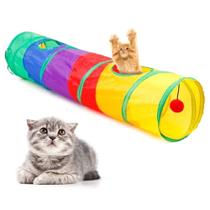 Tunel Gato Brinquedo Pet Animais Labirinto Interativo Portatil Compacto Brincadeira Petshop Retratil Coelho Bolinha