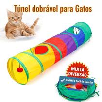 Túnel Labirinto HEM para Gatos Poliéster Nylon Colorido 115cm