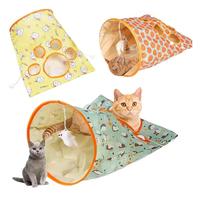Túnel Labirinto Pet Gatos Interativo Brinquedo 3 Pçs