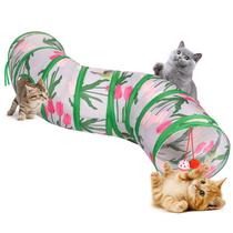 Túnel para Gatos Pawaboo en Forma de S con Pelotas y Cascabeles 25x97 cm