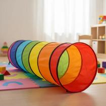 Túnel Tenda Infantil Dobrável Multicolorido 1,80m Criança Túnel Tenda Infantil Dobrável Multicolorido 1,80m Criança
