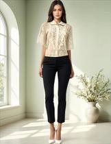 Tunica Bata Feminina Indiana Plus Size Bordada HC-60309 Tunica Bata Feminina Indiana Plus Size Bordada HC-60309