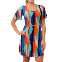 Túnica Crepe Saída de Praia c/Cinto