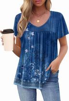 Túnica HOTOUCH, blusas casuais elegantes de verão