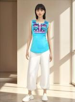 Túnica Indiana Bordada, Em Viscose, Manga Cavada, Cod.2177