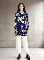 Tunica Indiana Em Viscose, Abotoamento Frontal, Cod. B895/5 Tunica Indiana Em Viscose, Abotoamento Frontal, Cod. B895/5