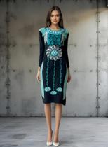 Túnica Longa Indiana Boho Feminina Luxo Bordada PK-2442