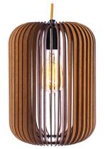 Tunisia Luminária Decorativa Pendente Madeira Lustre Led sistema Casa Inteligênte Alexa Google Home