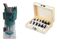 Tupia 650W Com Kit Fresa 6Mm 110V Tupia 650W Com Kit Fresa 6Mm 110V