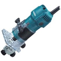 Tupia com base articulada 1/8" 127V 530W 3709 azul Makita