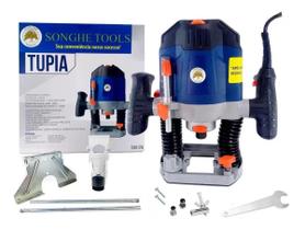 Tupia De Coluna 1250w 110v 8mm + Kit Fresas 15pçs Songhe Tools