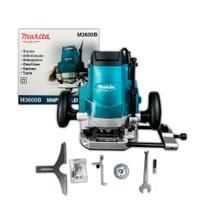 Tupia de Coluna Makita M3600B 1650W Pinça 12MM com Acessórios