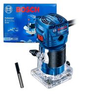 Tupia Elétrica Laminadora Bosch GKF 550 127V ou 220V 550W 33000rpm Pinça 6mm Linha Profissional Madeira MDF e Outros Materiais Alta Potência
