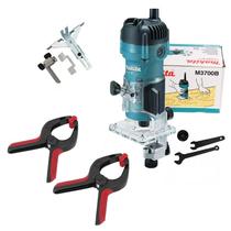 Tupia Elétrica Makita M3700b 530W + 2 grampos multiuso