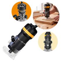 Tupia Laminadora Elétrica 300W 28.000 RPM Base Transparente e Encaixe 6,35mm